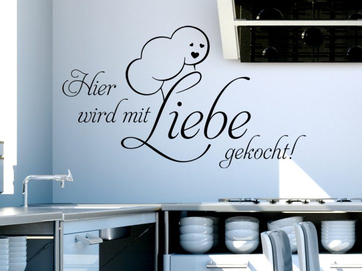 wandtattoo küche sprüche