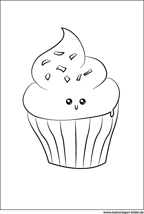 40 Muffin Bilder Zum Ausmalen - Besten Bilder Von Ausmalbilder über Cupcake Vorlage Zum Ausdrucken
