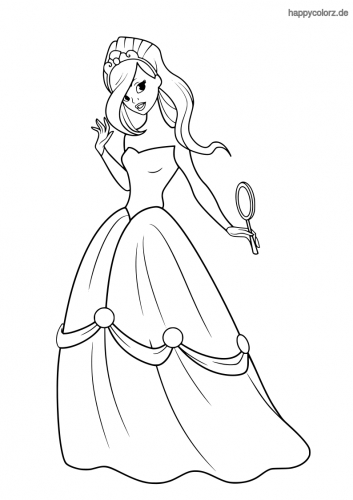 Ausmalbild Prinzessin Hochzeit - X13 Ein Bild Zeichnen über Ausmalbild Prinzessin Kostenlos