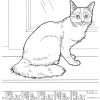 Ausmalbild Somali-Katze Kostenlos Zum Ausdrucken verwandt mit Ausmalbilder Kostenlos Katze