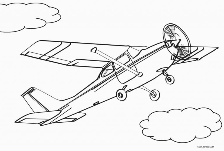 Ausmalbilder Flugzeug - Malvorlagen Kostenlos Zum Ausdrucken bestimmt für Ausmalbild Flugzeug Kostenlos