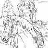 Ausmalbilder- Malvorlagen- Pferde | Ausmalbilder Malvorlagen über Ausmalbilder Pferde Mit Reiterin