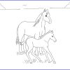Ausmalbilder Pferde Mit Fohlen - Ausmalbilder Zum bei Kostenlose Ausmalbilder Pferde