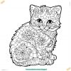 Ausmalbilder Tiere Katzen Mandala | Kinder Ausmalbilder verwandt mit Kostenlose Ausmalbilder Katzen