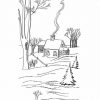 Ausmalbilder Winterlandschaft Zeichnen - Catherine Miller bei Ausmalbilder Winterlandschaft