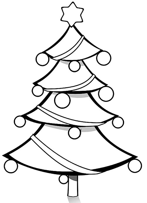 Christbaum Malvorlage Und Ausmalbild innen Weihnachtsbäume Zum Ausmalen