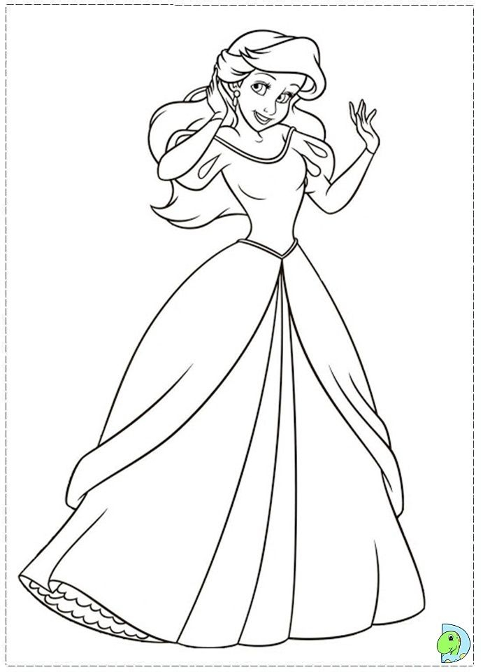 Coloriage La Petite Sirène | Disney Prinzessin Malvorlagen innen Ausmalbilder Prinzessindisney
