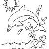 Delphine 34 Gratis Malvorlage In Delfine, Tiere - Ausmalen bei Delfine Bilder Zum Ausdrucken