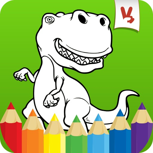 Dinosaurier Malen Spiele Für Kinder - Zeichnen Und Malen innen Dino Zeichnen Einfach Kinder