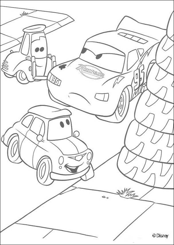 Disney Cars : Lightning Mcqueen Coloring Pages | Cars in Lightning Mcqueen Ausmalbild