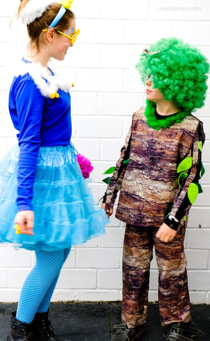 Diy Karneval Kostüme Selber Basteln Und Nähen: Baum Und über Karnevalskostüme Selber Nähen