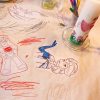 Elsablau Und Kreativ (Unser 5. Kindergeburtstag) für Papiertischdecke Zum Ausmalen