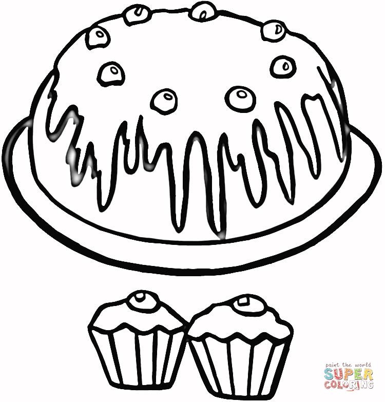 Food Coloring Pages, Cupcake Coloring Pages, Kids bestimmt für Cupcake Bilder Zum Ausdrucken