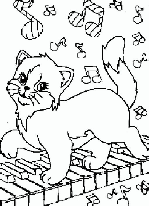 Katzen 5 | Tinkerbell Coloring Pages, Lisa Frank Coloring in Ausmalbilder Kostenlos Katze