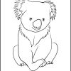 Koala Bär Ausmalbild - Malvorlagen Zum Ausdrucken über Zootiere Bilder Zum Ausmalen