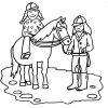 Kostenlose Malvorlage Pferde: Reitunterricht Zum Ausmalen innen Ausmalbilder Pferde Für Kinder