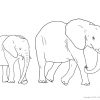 Kostenlose Tierbilder Zum Ausmalen - Ausmalbilder Von bei Elefanten Bilder Zum Ausmalen