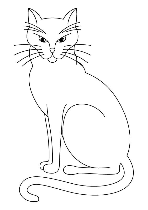 Malvorlage Katze - Kostenlose Ausmalbilder Zum Ausdrucken ganzes Malvorlagen Katzen Zum Ausdrucken