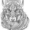 Malvorlagen - Wolf Mandala Zum Drucken - Free Mandala verwandt mit Ausmalbilder Erwachsene Drucken