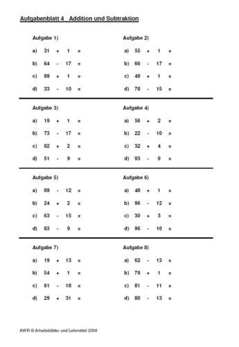 Matheaufgaben Klasse 2 Arbeitsblätter Zum Ausdrucken innen Mathematik Übungsblätter Zum Ausdrucken