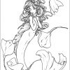 Meerjungfrau 24 | Ausmalbilder Zum Ausdrucken mit Meerjungfrau Zeichnen Kinder