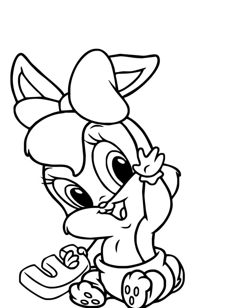 Pin By Lmi Kids On Baby Looney Tunes | Cartoon Coloring innen Baby Looney Tunes Ausmalbilder