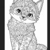Pin By Maxi Vötig On Tiermandalas | Dog Coloring Page, Cat bei Tier Mandalas Zum Ausdrucken