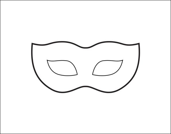 Pin Von Only Coloring Pages Auf Kleidung | Venezianische für Ausmalbilder Faschingsmasken