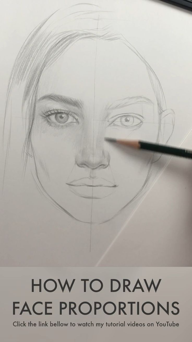 Tipps Zum Zeichnen Von Gesichtern mit Gesichtsproportionen Zeichnen