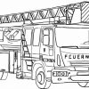 1635 Drehleiter Malvorlage | Coloring And Malvorlagan für Malvorlagen Feuerwehrauto