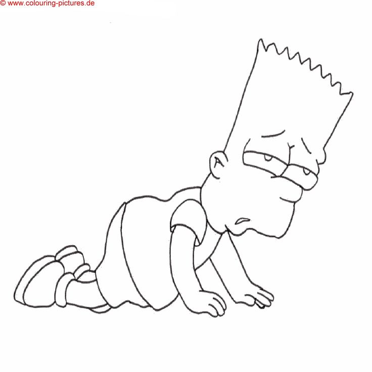 433 Besten Ausmalbilder Bilder Auf Pinterest | Dinosaurier für Simpsons Bilder Zum Ausmalen