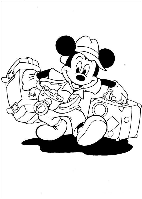 52 Ausmalbild Mickey Maus - Ausmalbilder / Malvorlagen ganzes Mickey Mouse Malvorlagen