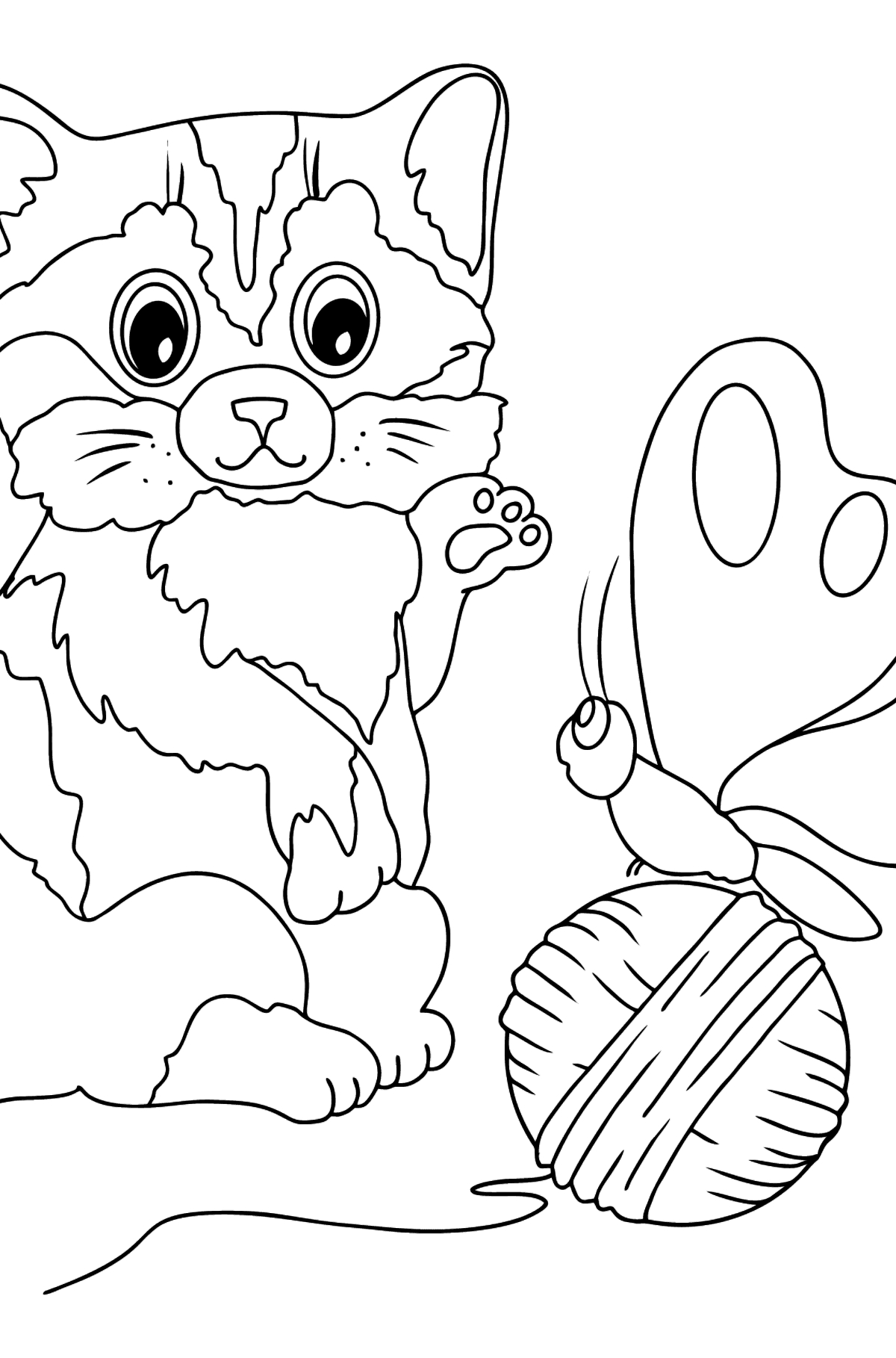 61 Baby Katze Ausmalbild - Malvorlagen Für Kinder Zum mit Katzenbaby Ausmalbilder