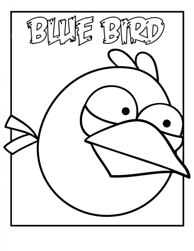 Angry Birds 10 | Ausmalbilder Kostenlos für Angry Birds Ausmalbilder