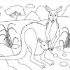 Ausmalbild Kostenlos Vorlagen Bilder Für Kinder - Ausmalbildtv bei Känguru Ausmalbild
