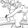 Ausmalbild Rund Ums Spielen: Bär Und Elefant Im Zirkus mit Ausmalbild Zirkus