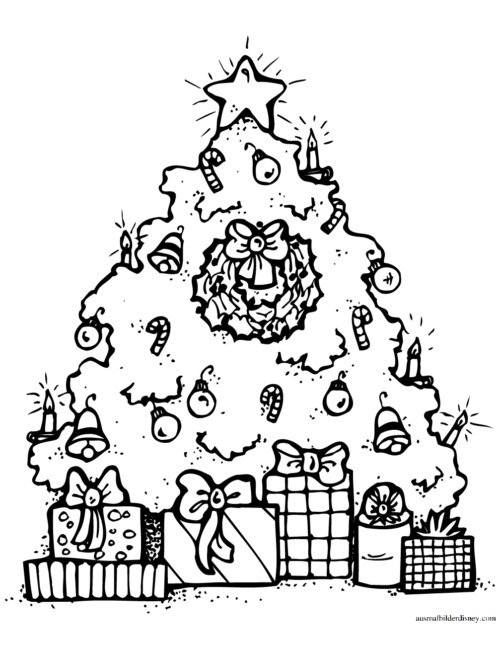 Ausmalbild Weihnachtsbaum Kostenlos Zum Ausdrucken über Ausmalbild Weihnachtsbaum
