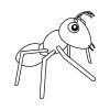 Ausmalbilder Ameise - Malvorlagen Kostenlos Zum Ausdrucken verwandt mit Ameise Ausmalbild