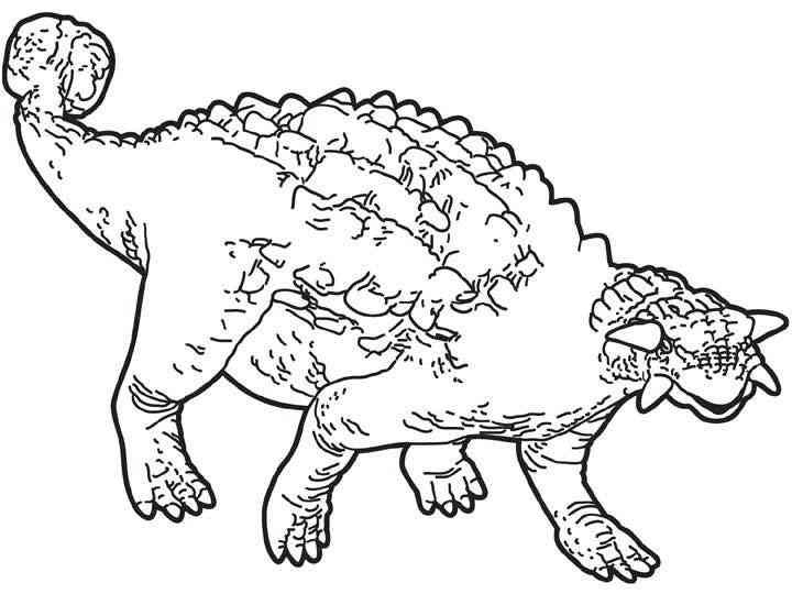 Ausmalbilder Dinosaurier Ankylosaurus | Aiquruguay über Ankylosaurus Ausmalbild