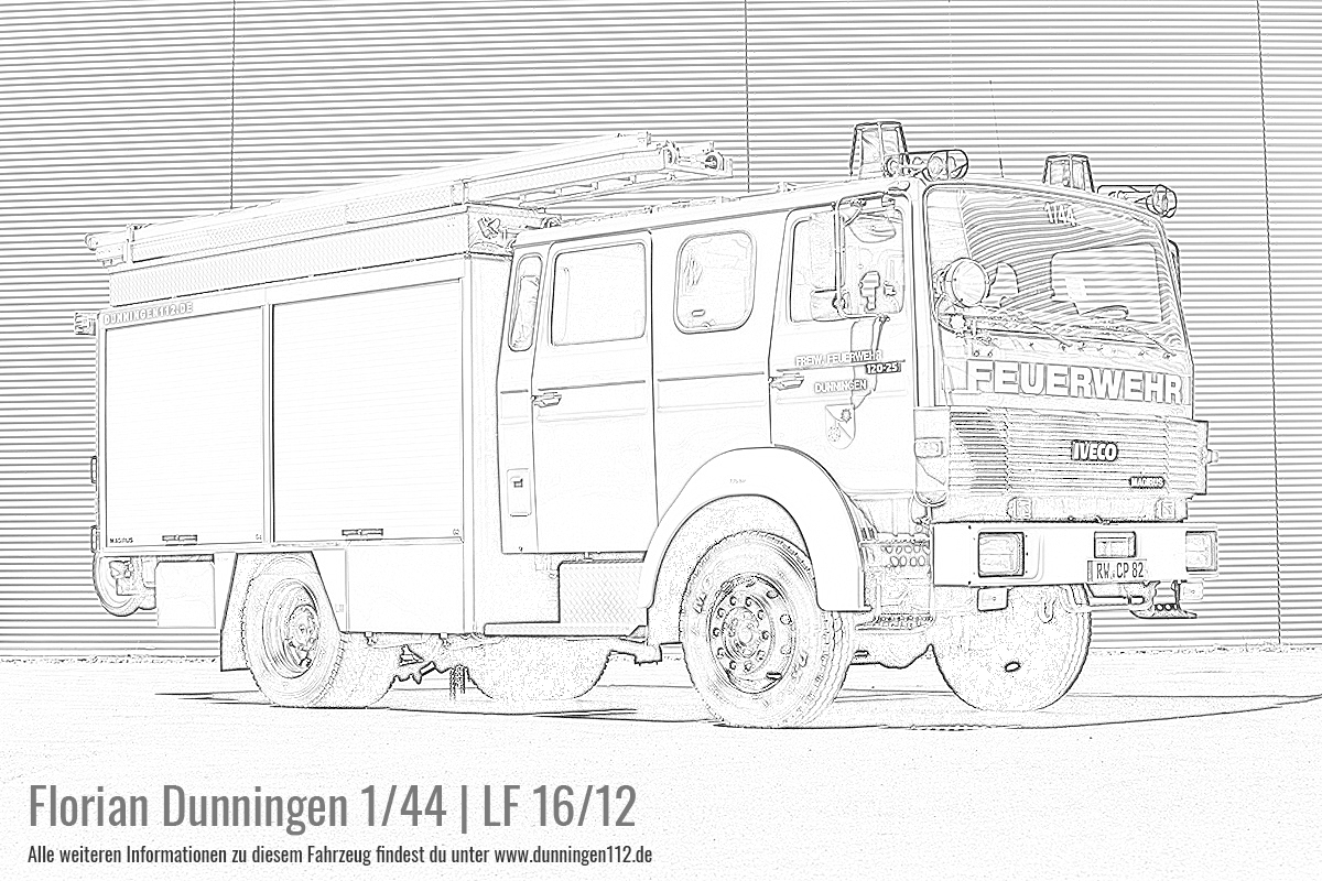 Ausmalbilder - Feuerwehr Dunningen in Ausmalbilder Feuerwehrautos