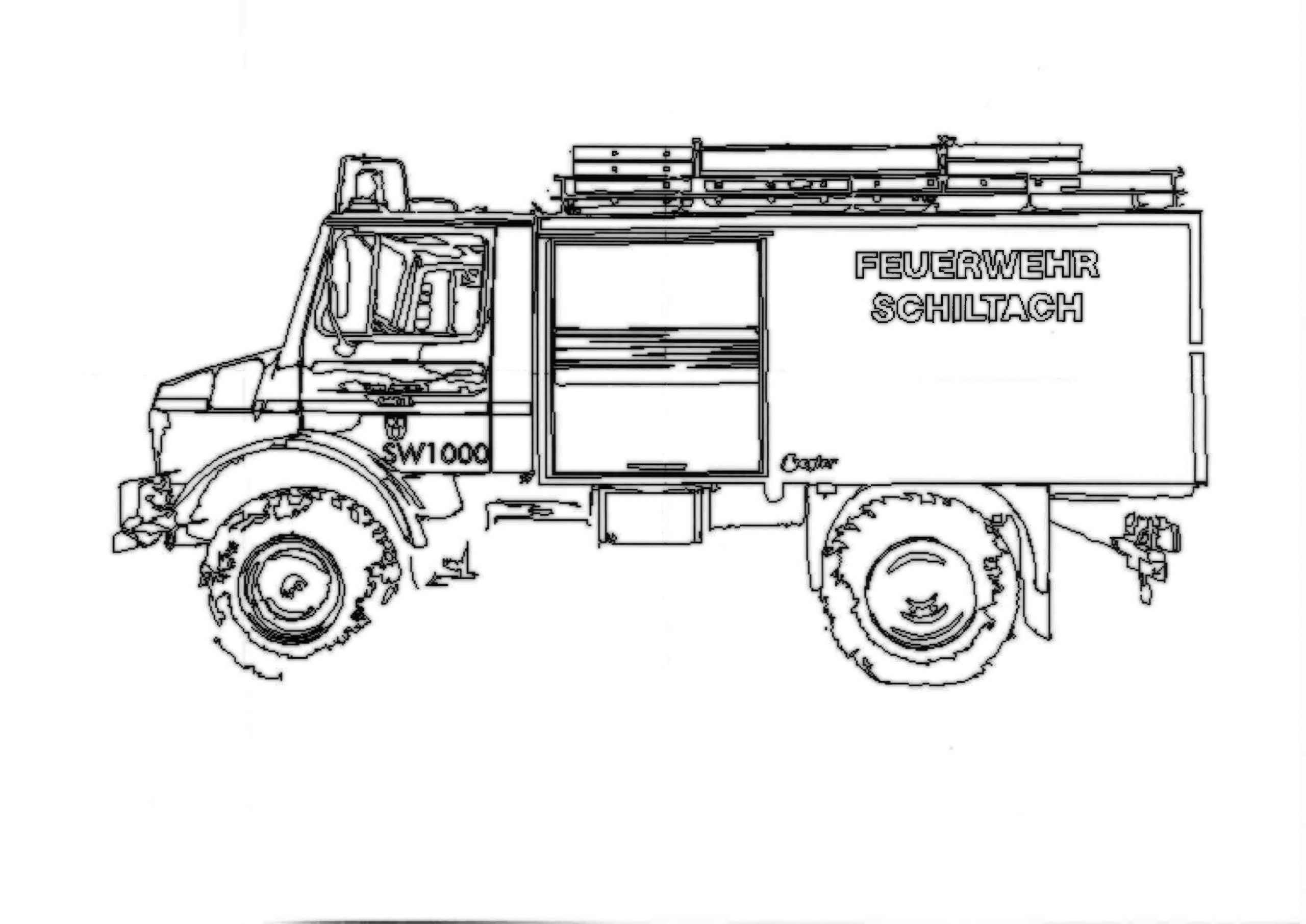 Ausmalbilder Feuerwehr Fahrzeuge - Malvorlagen ganzes Malvorlagen Feuerwehrauto