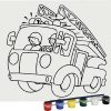 Ausmalbilder Feuerwehrauto / Feuerwehr Malvorlagen bestimmt für Malvorlagen Feuerwehrauto