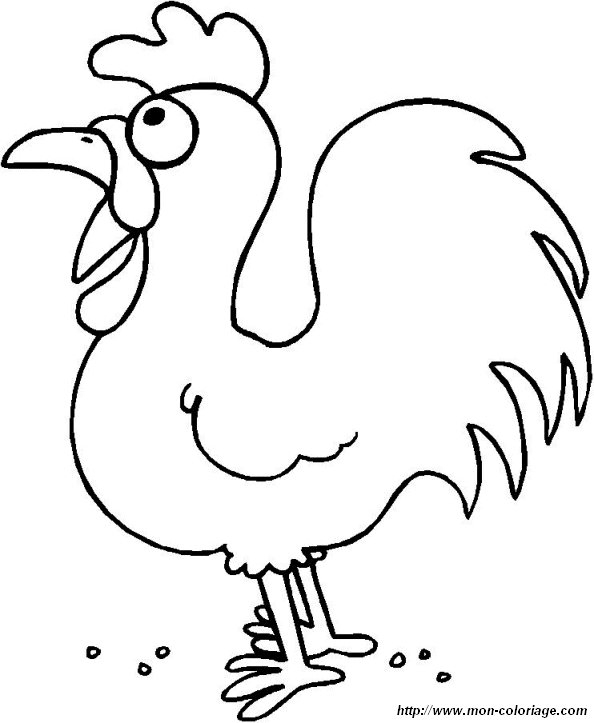Ausmalbilder Hühner, Bild Eine Henne 17 innen Ausmalbilder Hühner