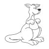 Ausmalbilder Känguru - Malvorlagen Kostenlos Zum Ausdrucken mit Känguru Ausmalbild