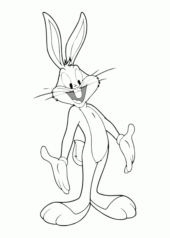 Ausmalbilder, Malvorlagen Von Bugs Bunny Kostenlos Zum bei Bilder Ausmalen Kostenlos