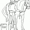Ausmalbilder Pferde Mit Reiterin Springend - Ausmalbilder innen Ausmalbild Pferd Und Reiter