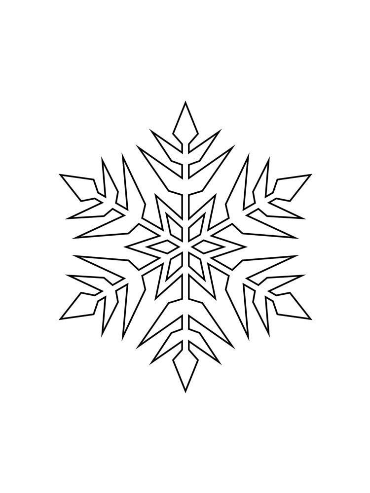 Ausmalbilder Schneeflocken Kostenlos - Malvorlagen verwandt mit Malvorlage Schneeflocken