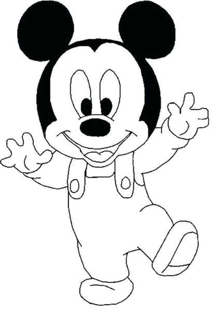 Baby Mickey Mouse Coloring Pages | Mickey Coloring Pages bei Mickey Mouse Malvorlagen