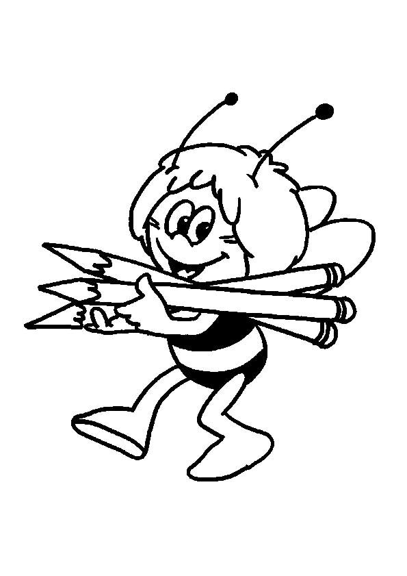 Bienen Ausmalbilder | Animaatjes.de über Ausmalbilder Bienen