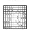 Buchstaben Sudoku Von Leicht Bis Schwer Zum Ausdrucken ganzes Sudoku Vorlagen Schwer